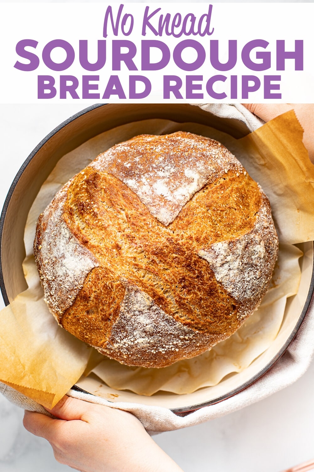 No Knead Sourdough Bread - A Virtual Vegan