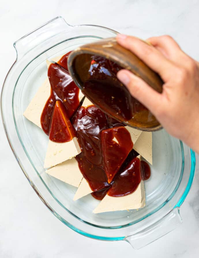 Baked Tofu- with no pressing or marinating - A Virtual Vegan