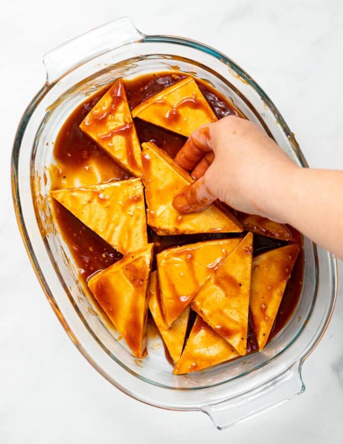 Baked Tofu- with no pressing or marinating - A Virtual Vegan
