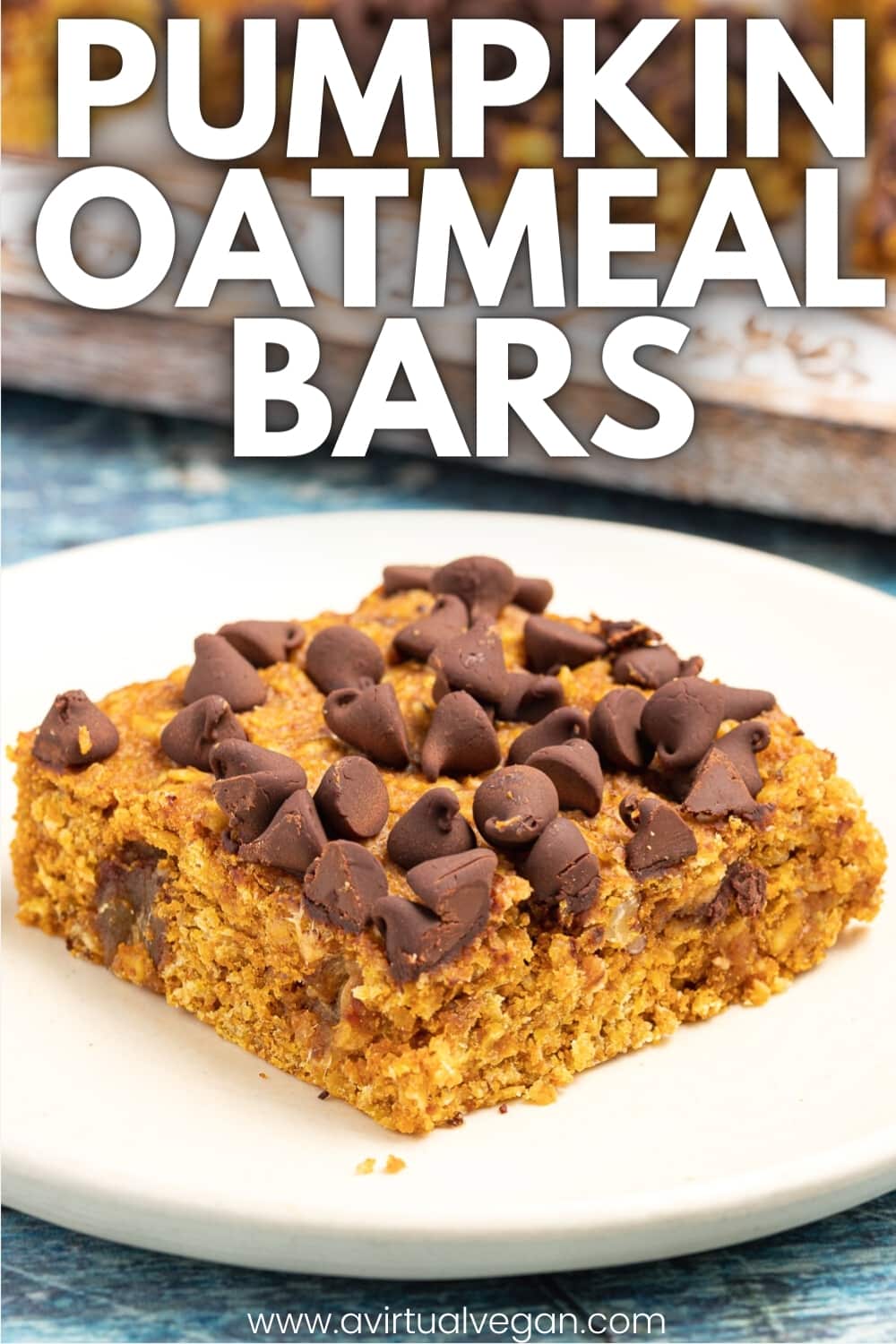 Pumpkin Oatmeal Bars A Virtual Vegan