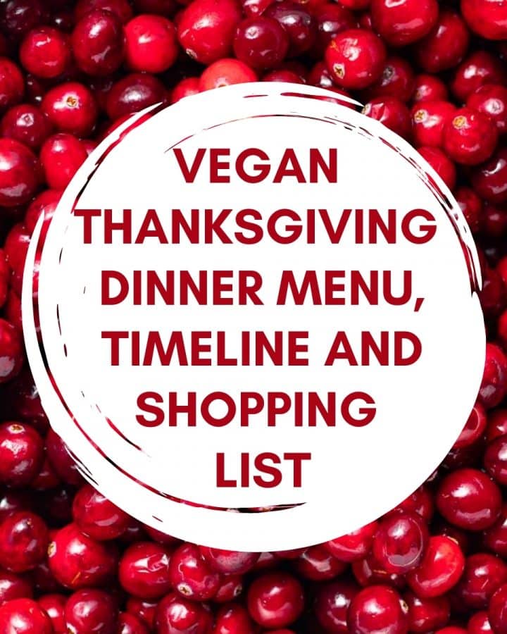vegan thanksgiving dinner menu