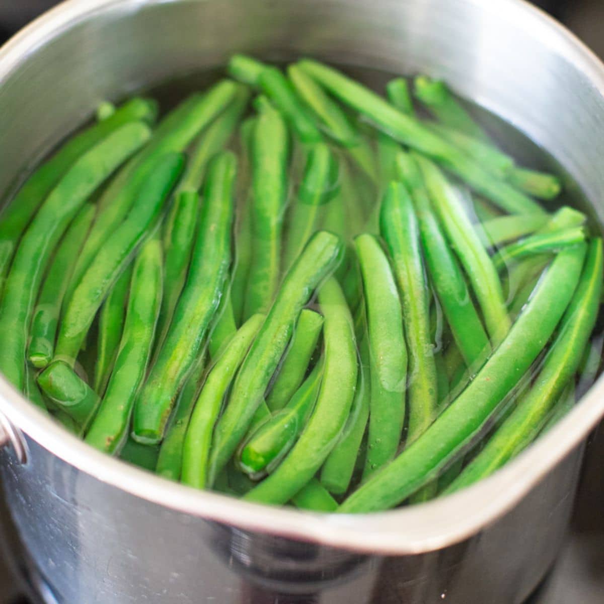 blanched green beans