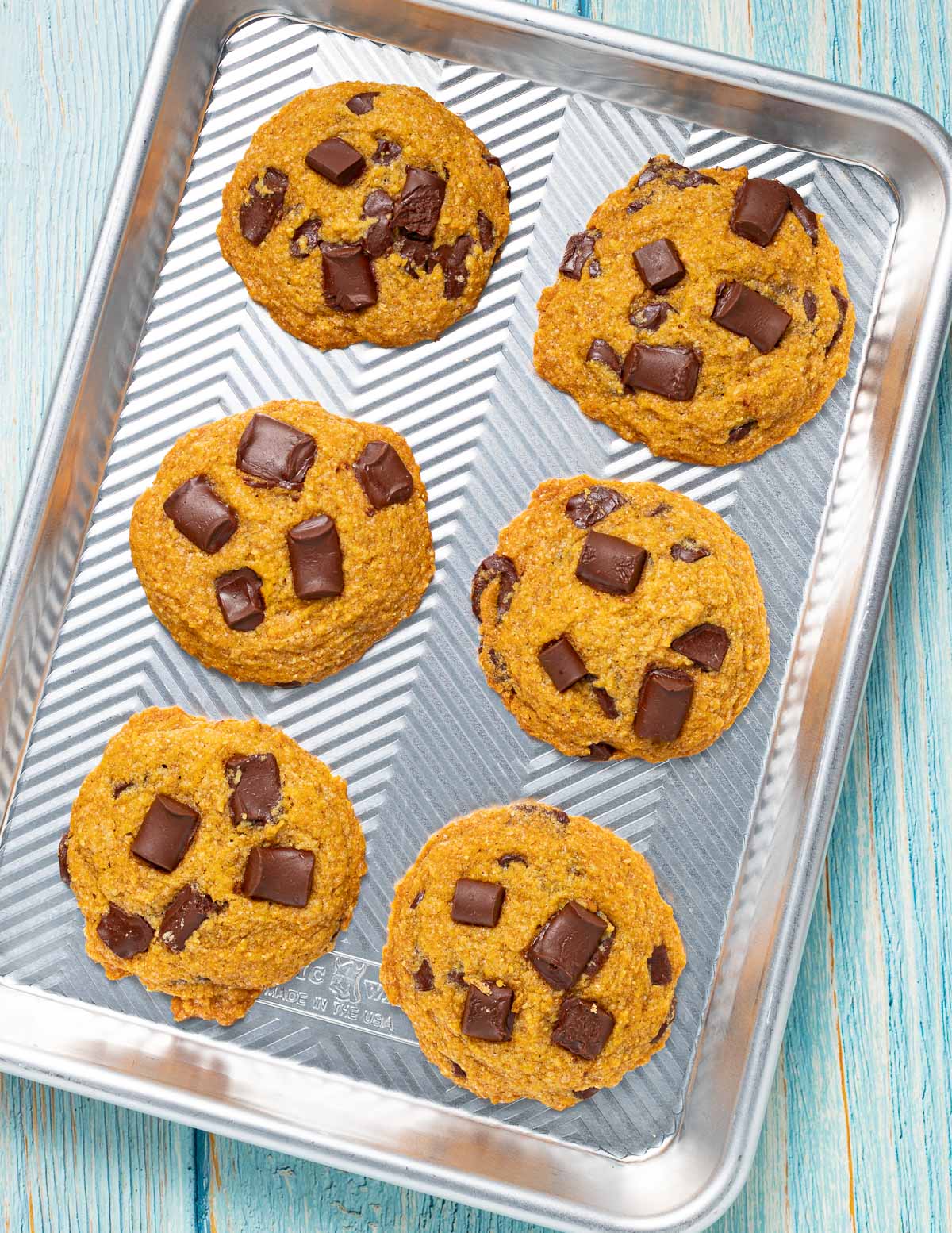 cookies on a baking tray