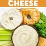 Incredible vegan cream cheese