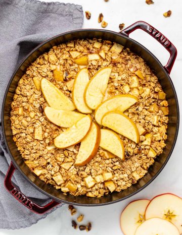 Apple Baked Oatmeal - A Virtual Vegan