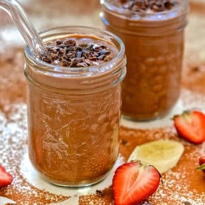 2 chocolate smoothies