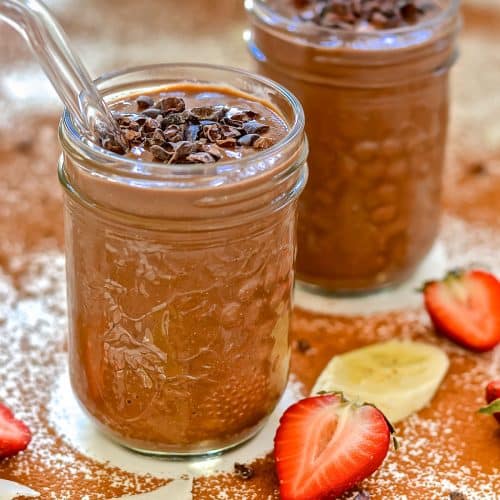 2 chocolate smoothies