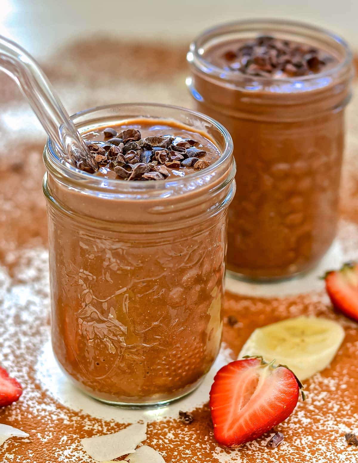 2 chocolate smoothies