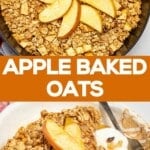 apple baked oats