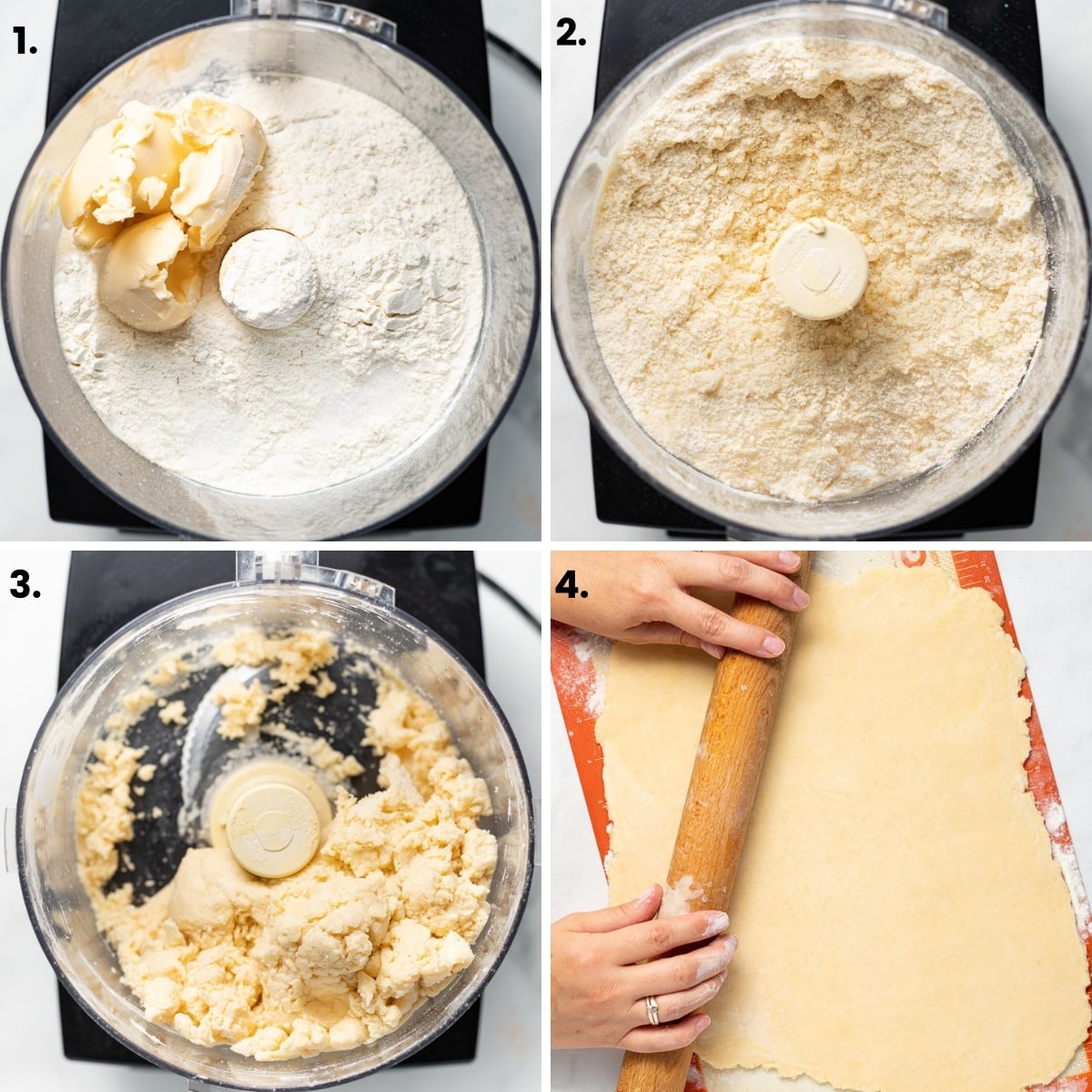 steps for making vegan pie crust as per written instructions
