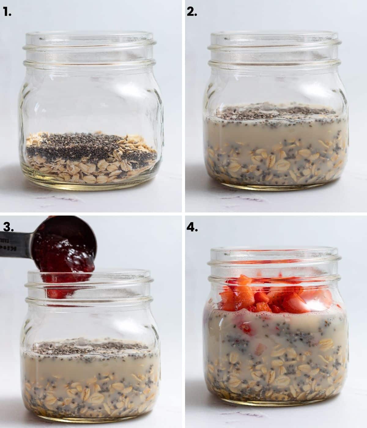 Overnight Oats In A Jar - The Farmwife Feeds