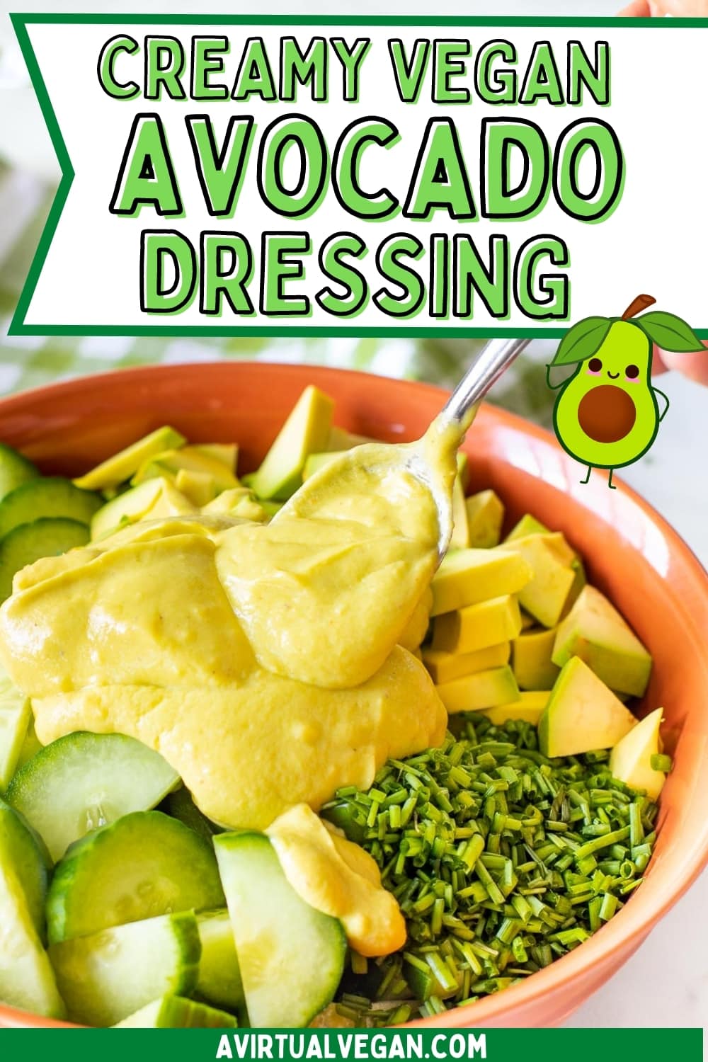 Vegan Avocado Dressing A Virtual Vegan