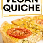 vegan quiche