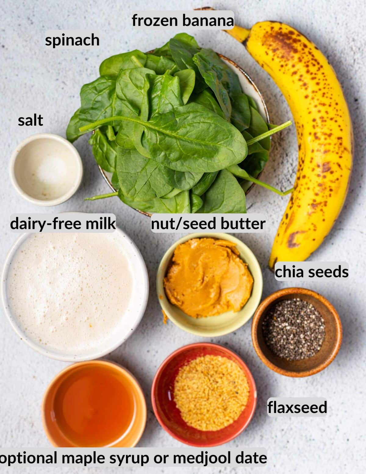 green smoothie ingredients