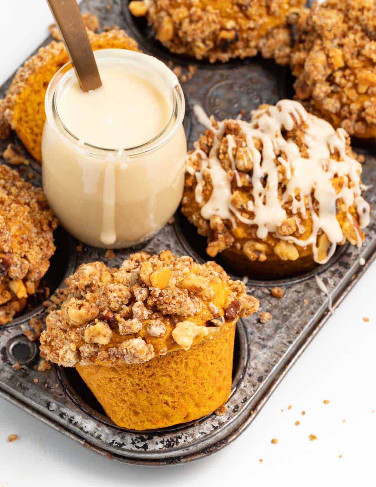 vegan pumpkin muffins