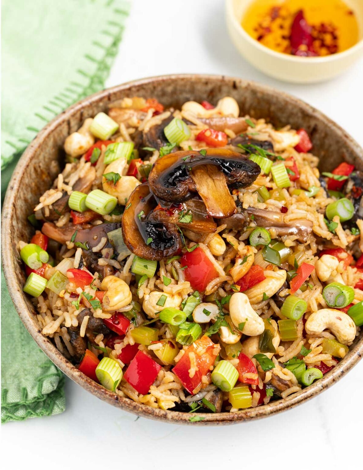 Easy Mushroom Fried Rice - A Virtual Vegan
