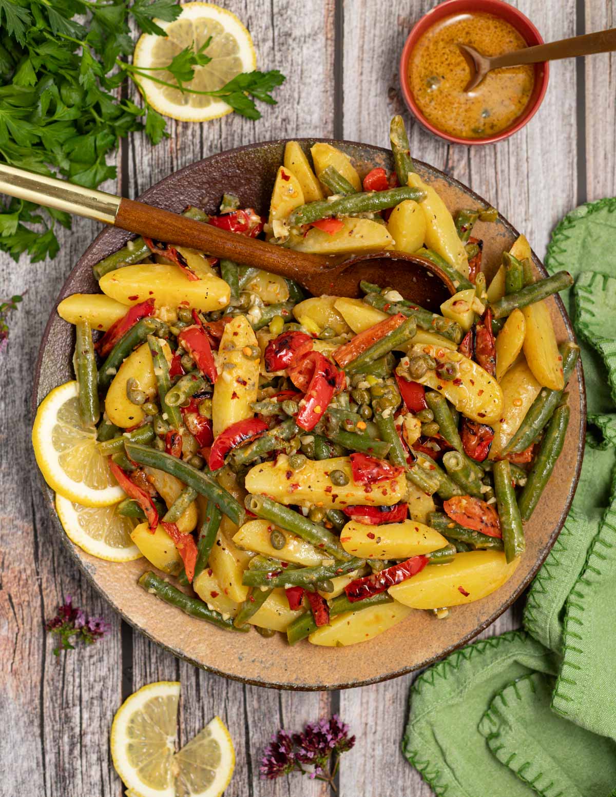 green bean potato salad