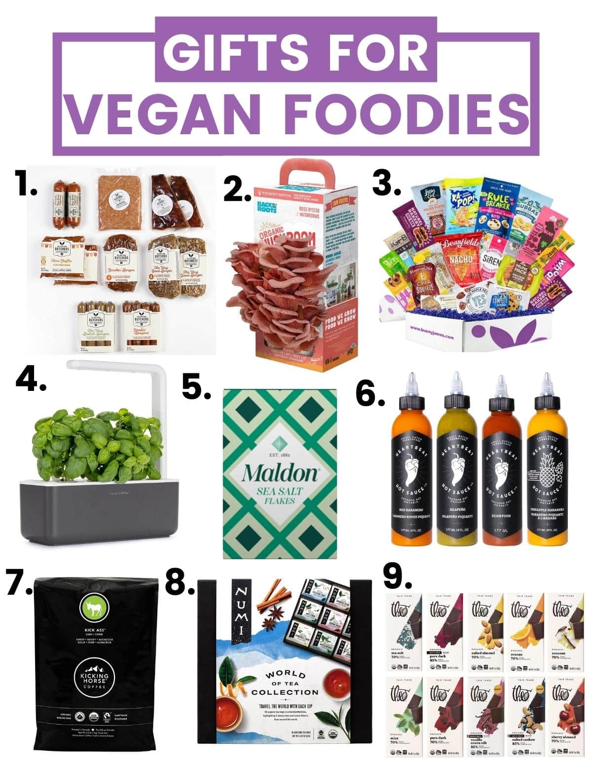 gifts for vegan foodies
