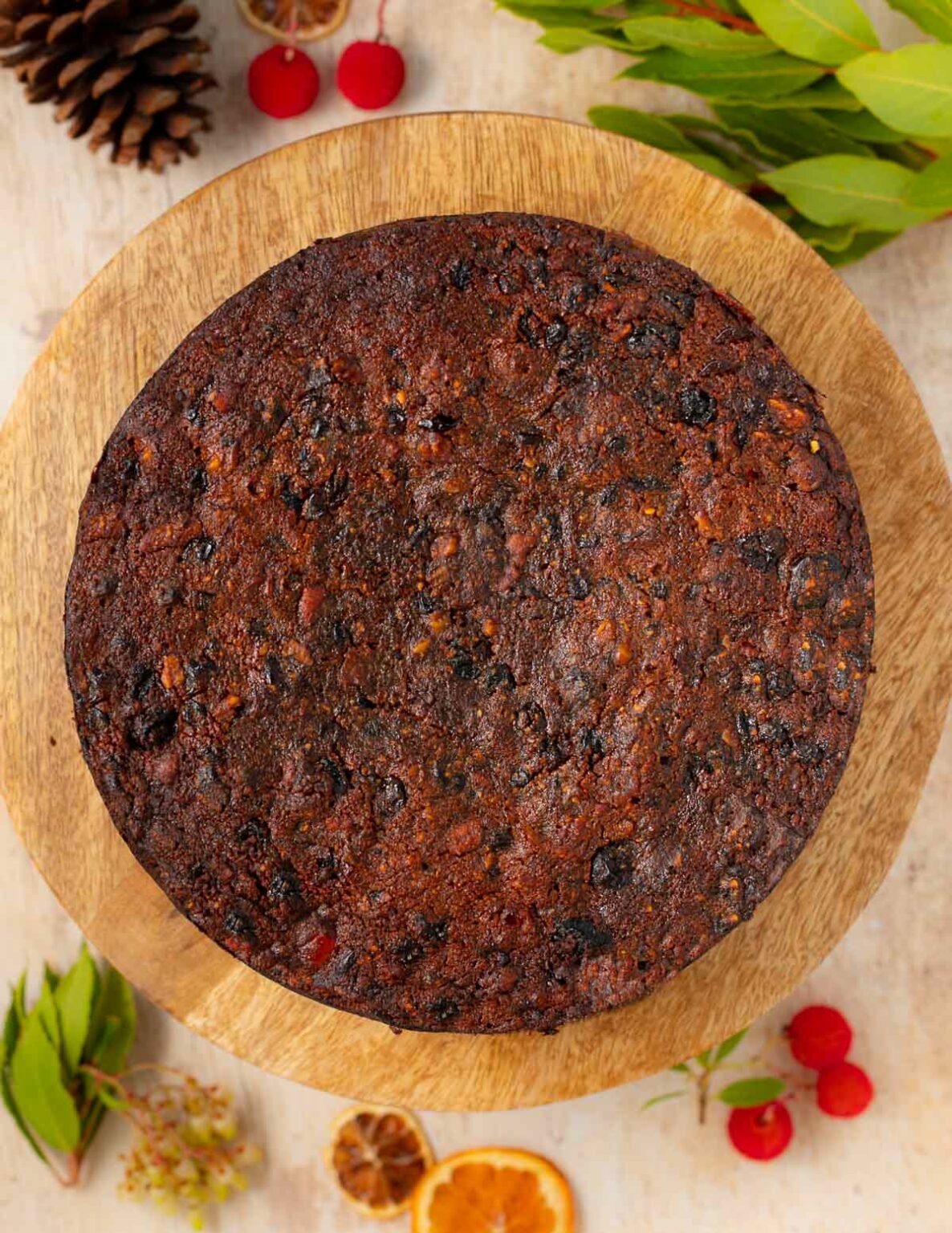 Vegan Christmas Cake - A Virtual Vegan
