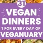 Vegan Dinner Recipes For Veganuary