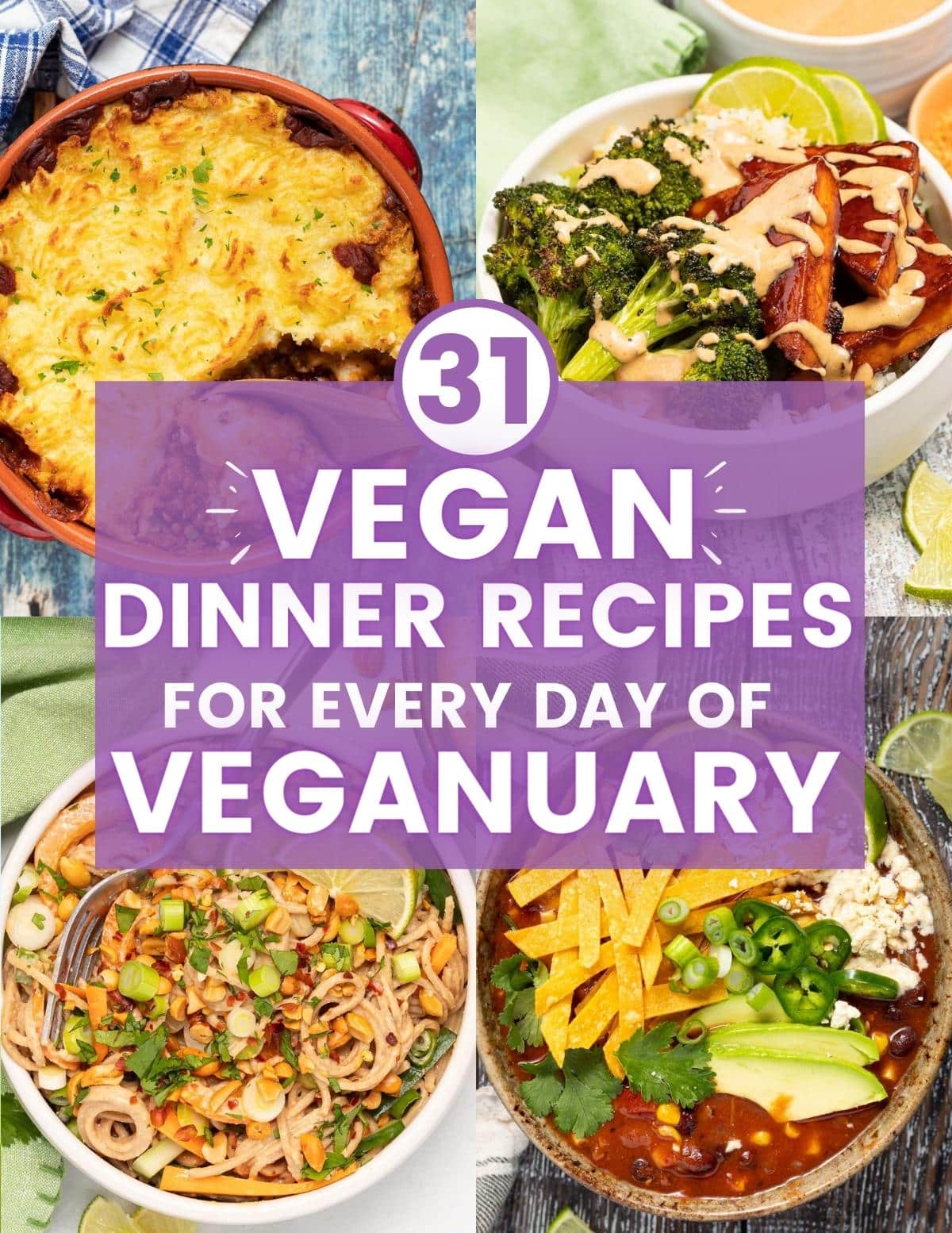 31 Vegan dinner recipes for every day of Veganuary