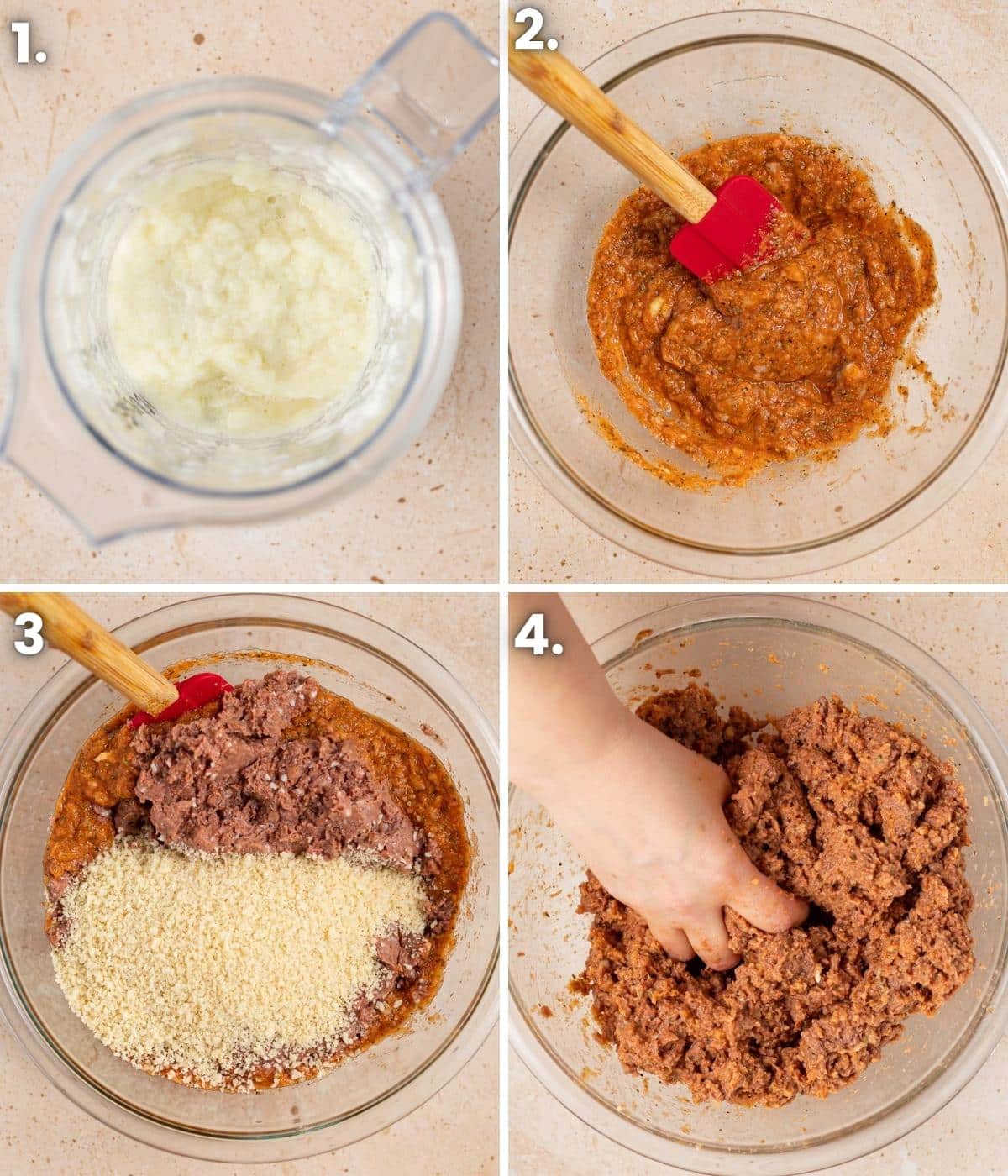 how to mix the meatloaf mixture