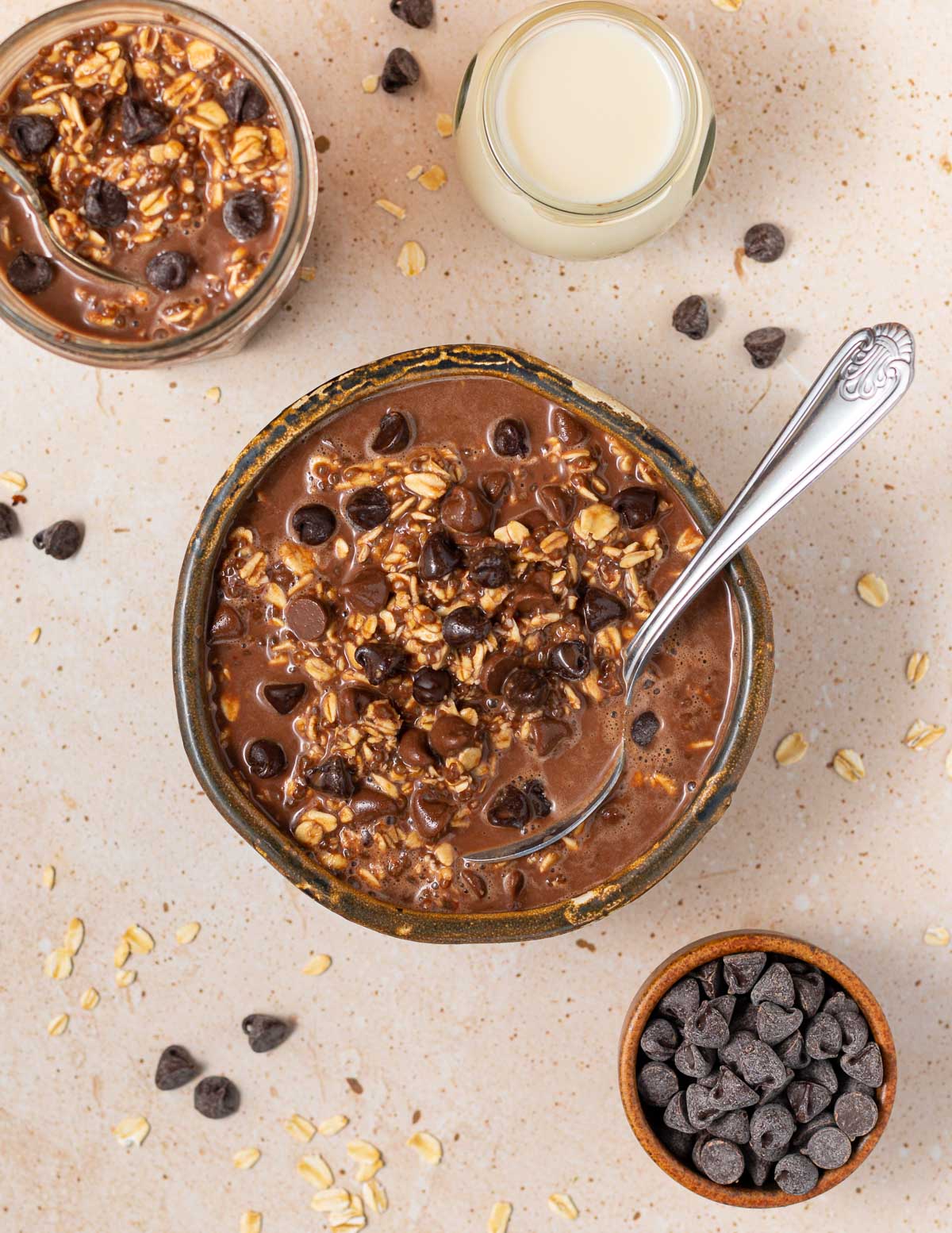 Healthy Chocolate Overnight Oats