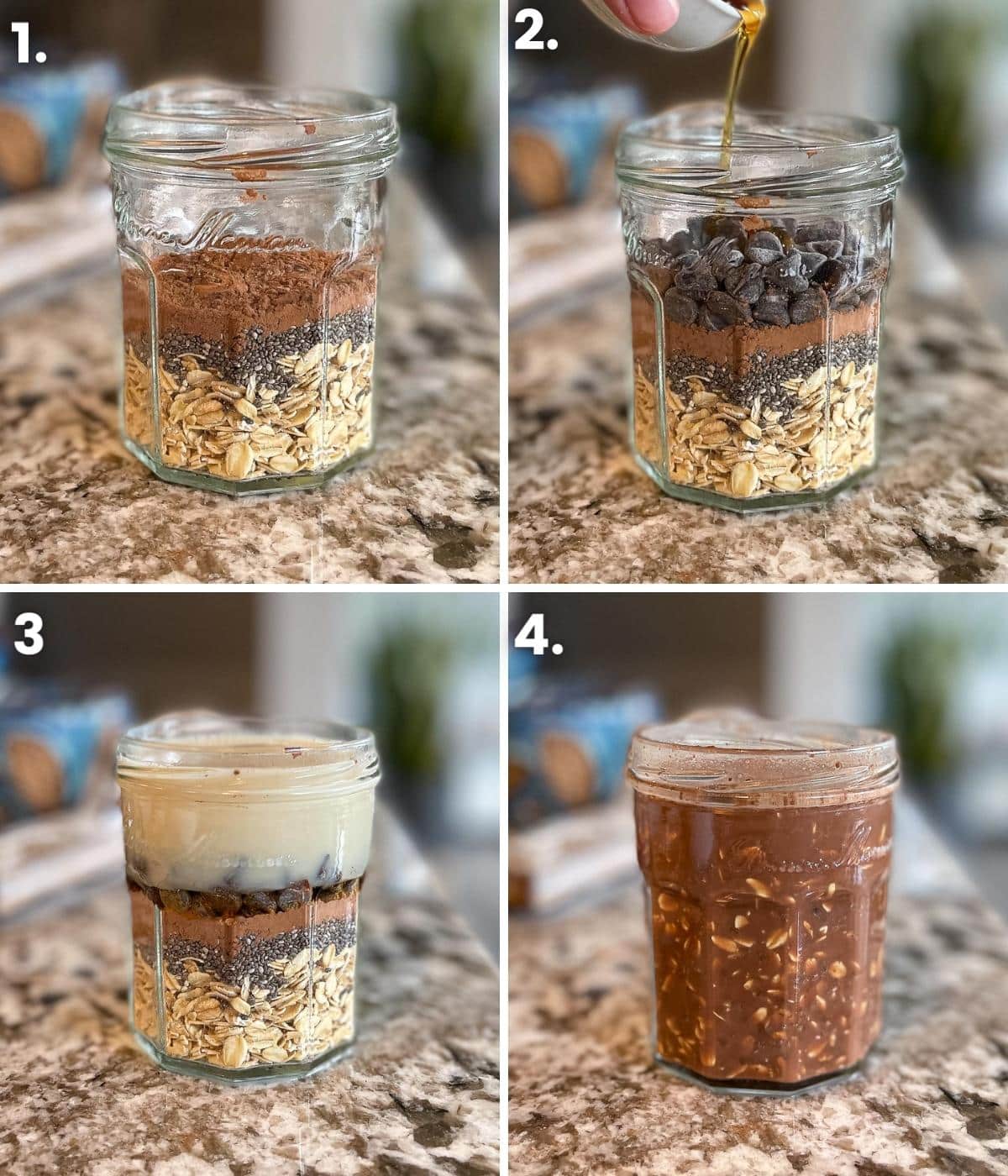 Chocolate Overnight Oats - A Virtual Vegan