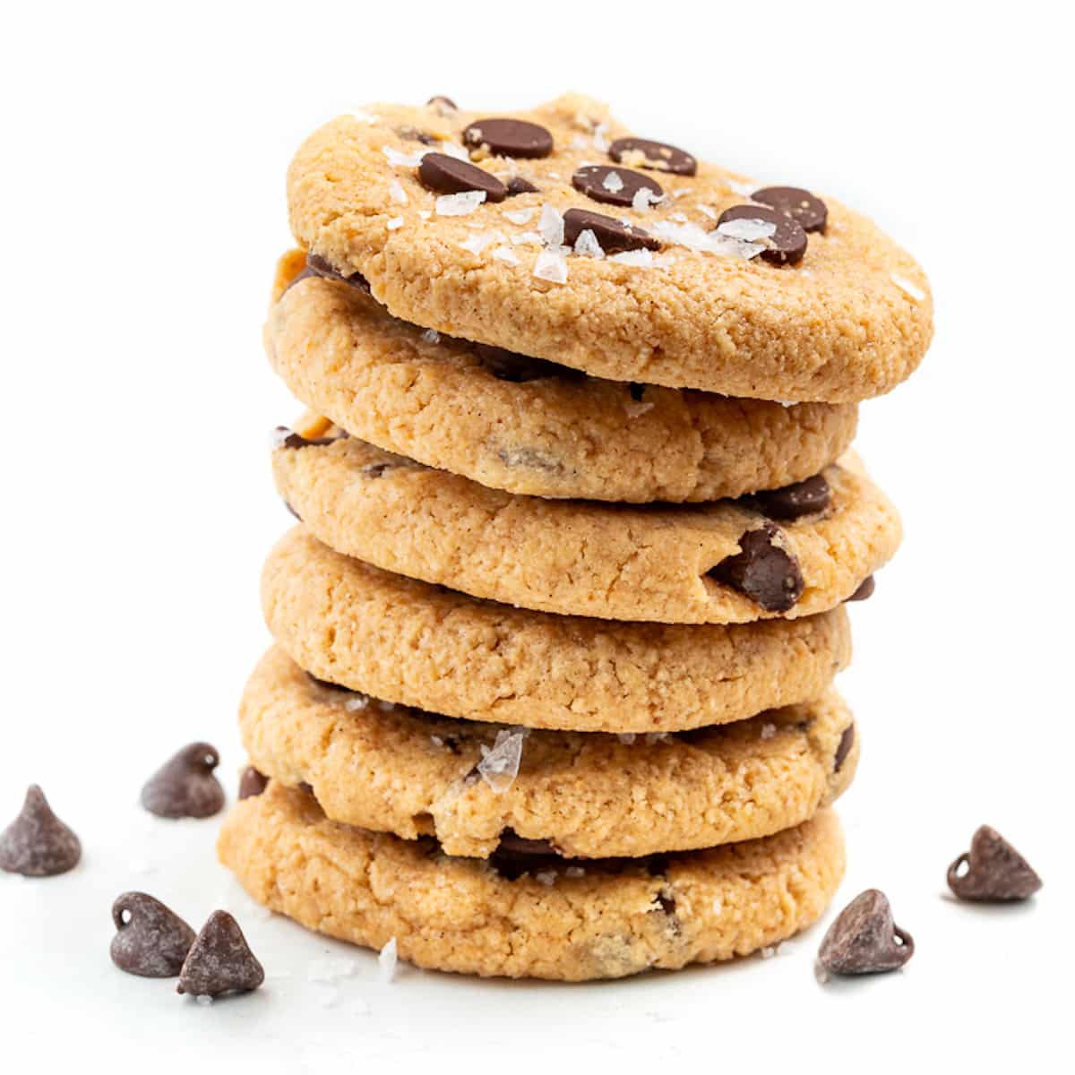 a stack of cookies