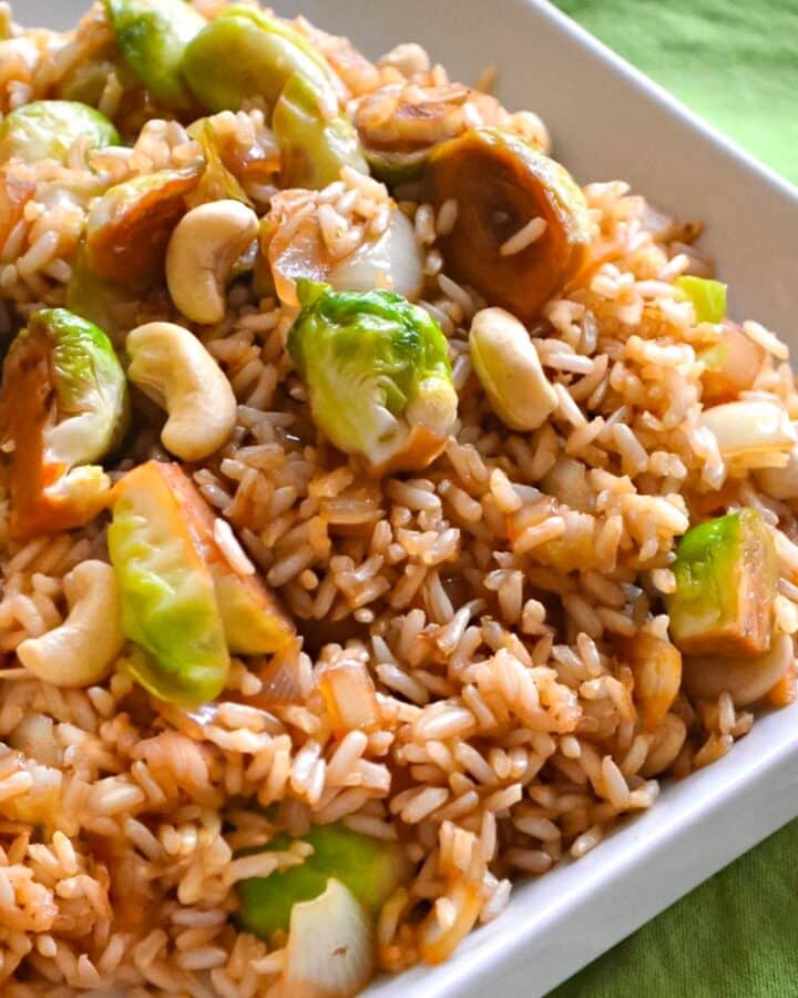 brussels sprout fried rice