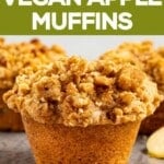 Perfect Vegan Apple Muffins