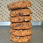 a stack of oat pulp cookies