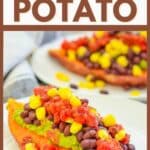 Easy Vegan Loaded Sweet Potato