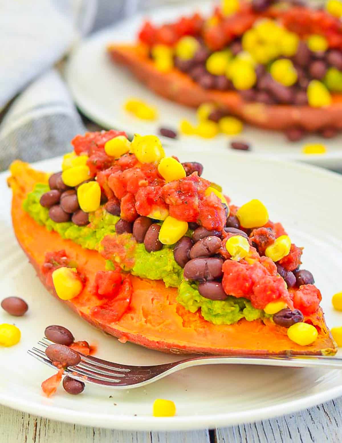 a loaded sweet potato 