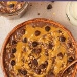 chocolate peanut butter overnight oats