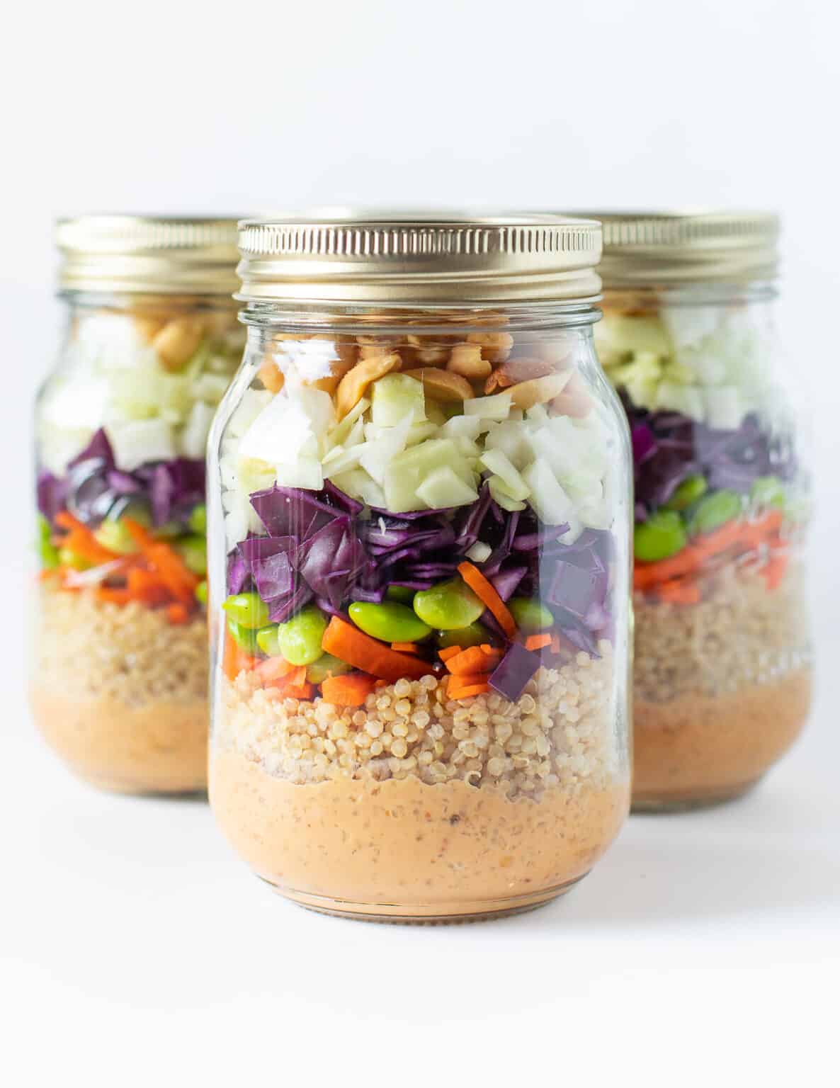 Peanut Crunch Salad in a Jar A Virtual Vegan 2