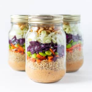 3 jars of salad