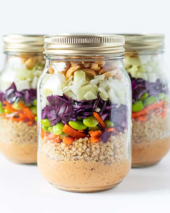 3 jars of salad