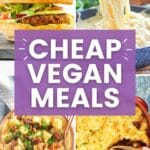 cheap vegan meals