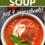 easy tomato basil soup