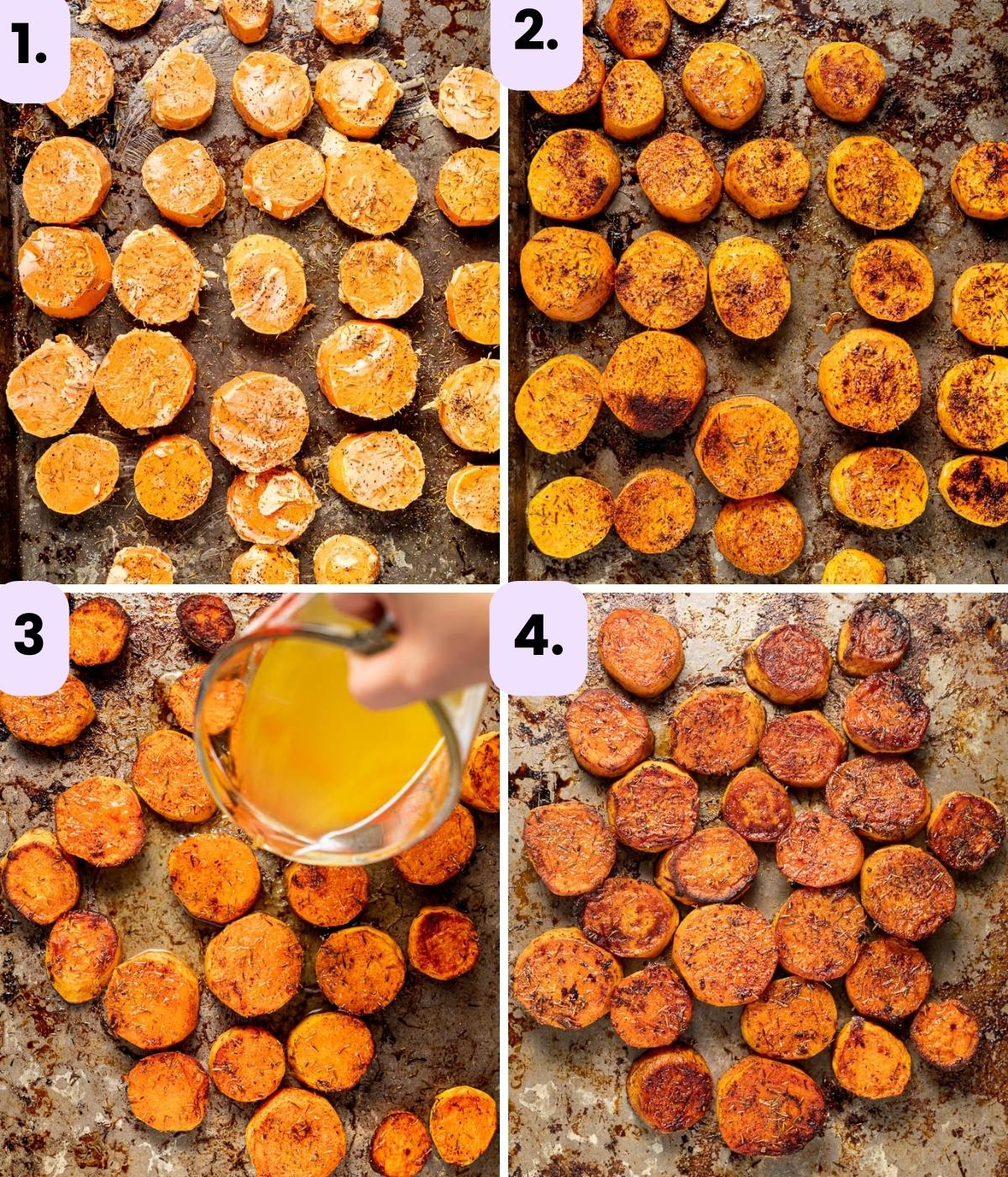 how to make vegan sweet potatoes step by step