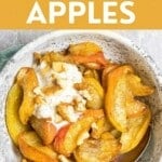 Buttery Vegan Air Fryer Apples