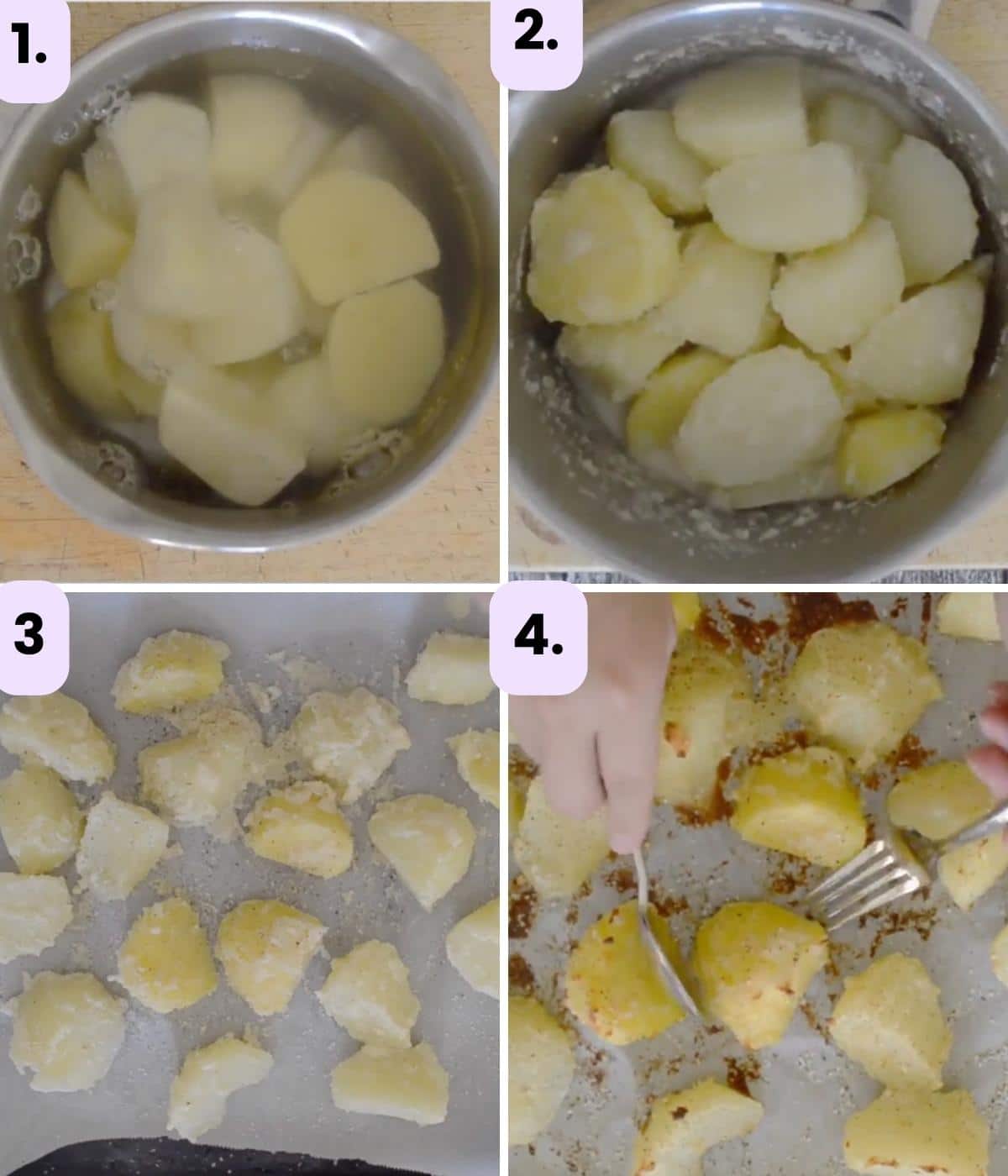 how to make healthy oil-free roast potatoes