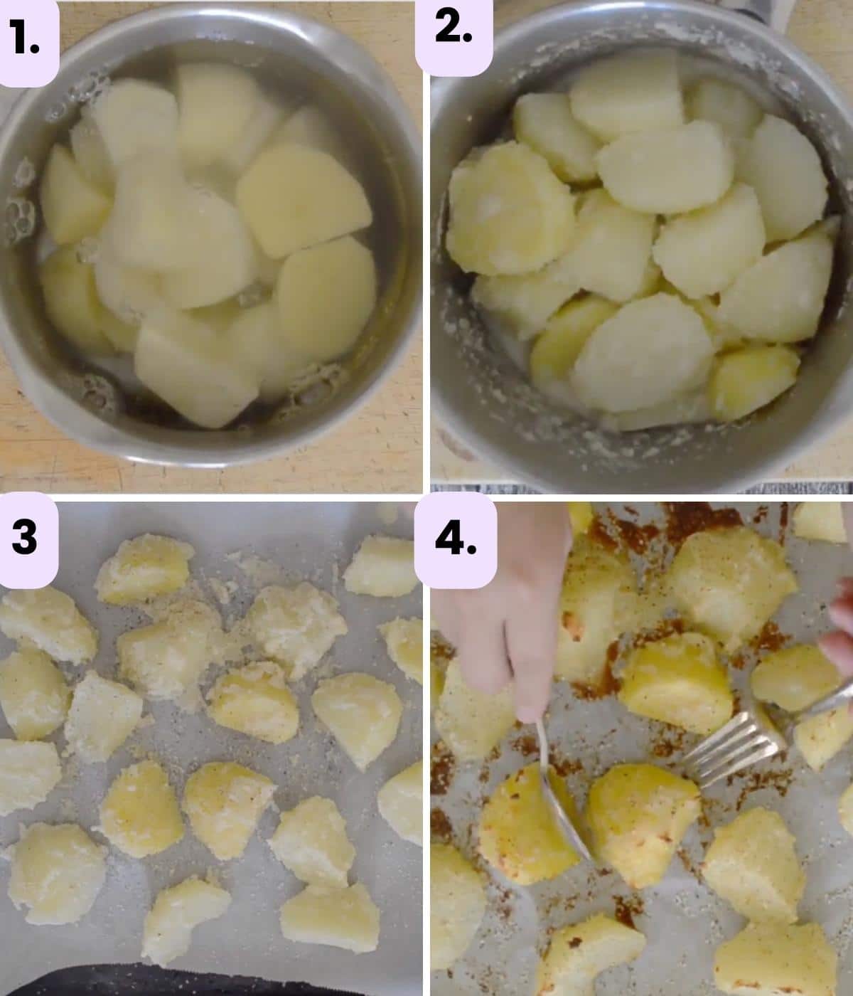 Boiled Baby Potatoes - Vegan and Oil-free Recipes - ZardyPlants