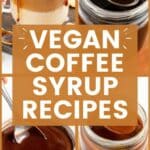 vegan coffee syrup recipes