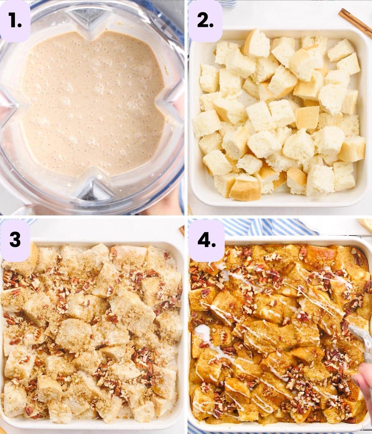 how to make Vegan French Toast Casserole step by step