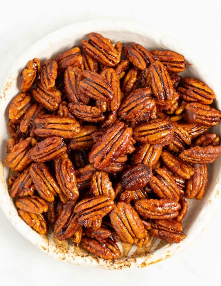 Stovetop Candied Pecans Ready in 5 mins A Virtual Vegan