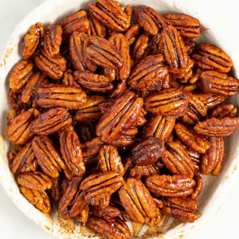 Stovetop Candied Pecans Ready in 5 mins A Virtual Vegan