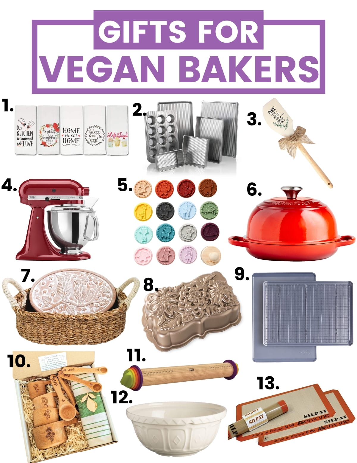 Gifts for vegan bakers