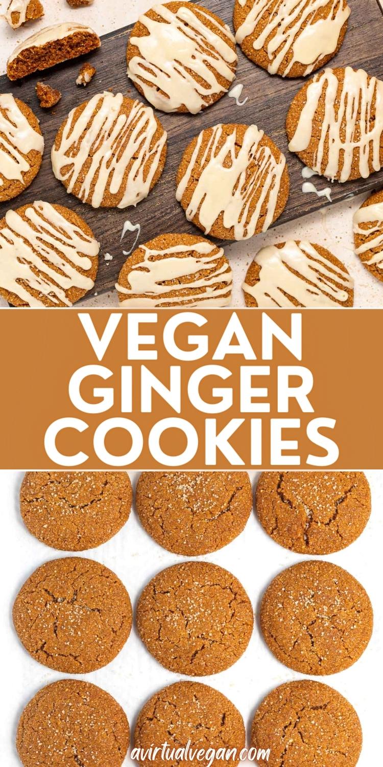 Vegan Ginger Cookies - A Virtual Vegan